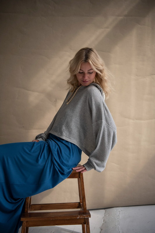 bluza z kapturem damska Bluza LEKKA