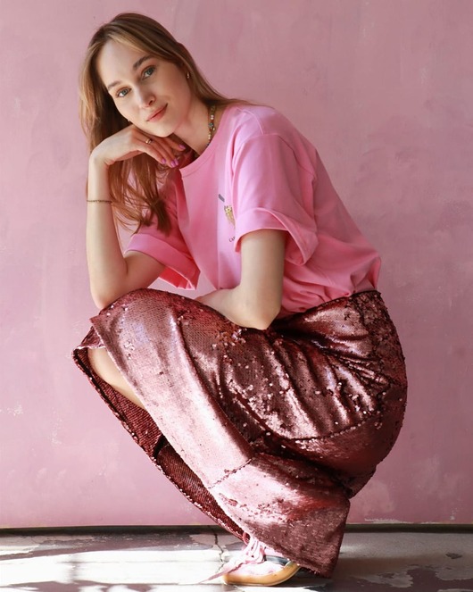 t-shirt damskie Koszulka unisex Taste of Roma Tee - Dusty Pink