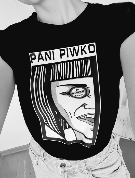 t-shirt damskie Koszulka PANI PIWKO