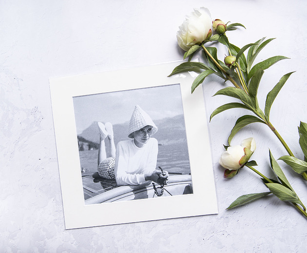 fotografia Audrey Hepburn - Fotografia / mini passe-partout