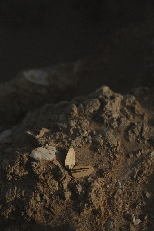 kolczyki z mosiądzu Kolczyki PLAMA No. 3 S