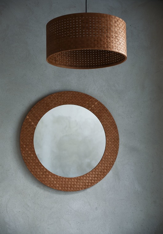 STELLA & SOLE - zestaw lampa i lustro VENE DESIGN 