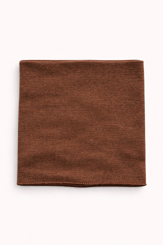 szale damskie Komin Simple merino czekoladowy