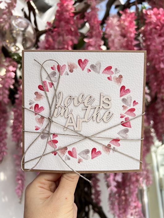 kartki scrapbooking Wyjątkowa ręcznie robiona kartka prezent na walentynki, walentynkowa - walent