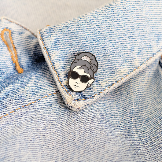 przypinki Pins "Stylowa Audrey"