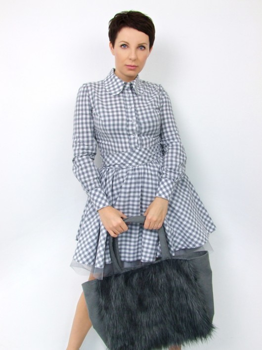 Duża Torba FUTRO momo fashion