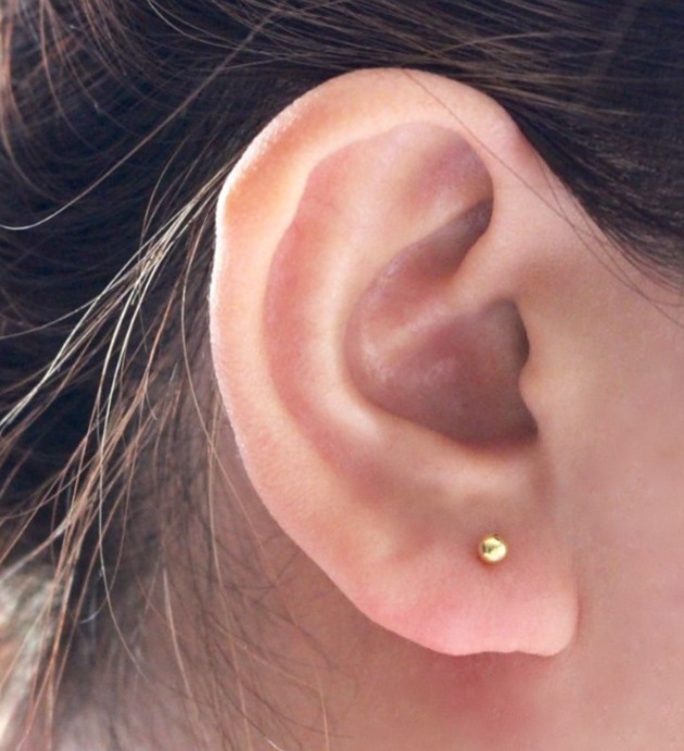 kolczyki pozłacane Kolczyki pozłacane malutkie kuleczki balls 3mm