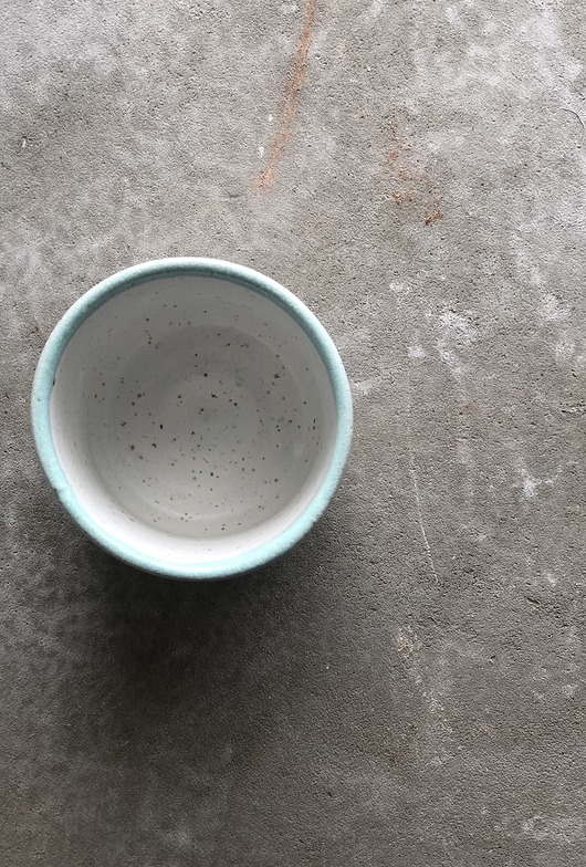 Ceramiczny kubek 200ml Ice Blue POTPOTSTUDIO