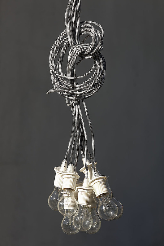 Żyrandol "10" lampa _czarny profizorka