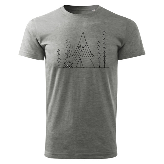 t-shirty męskie Tatra Art - tatrzańskie biwakowanie