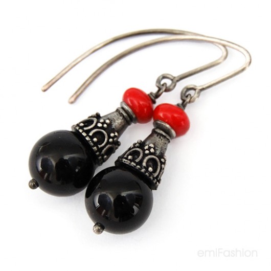 Onyks i Koral MAREMI Jewelry