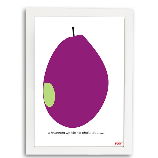Śliweczka - plakat edukacyjny Humpty Dumpty Room Decoration