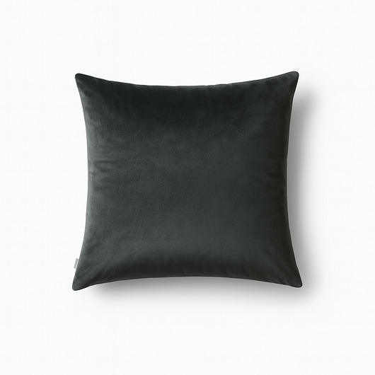 poduszki gładkie Grafitowa poszewka dekoracyjna z weluru