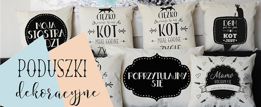 Ciężko pracuję, by mój kot., poszewka Sowia Aleja