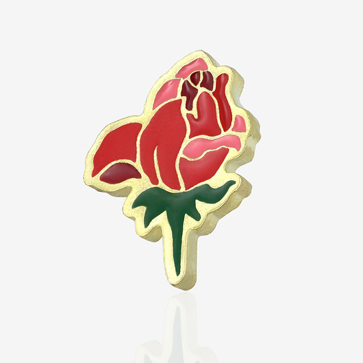 przypinki Pins "Róża"