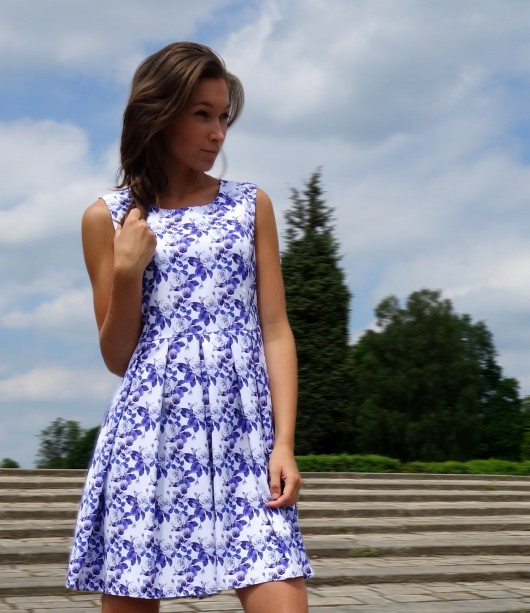 Sukienka Blue Roses COMO