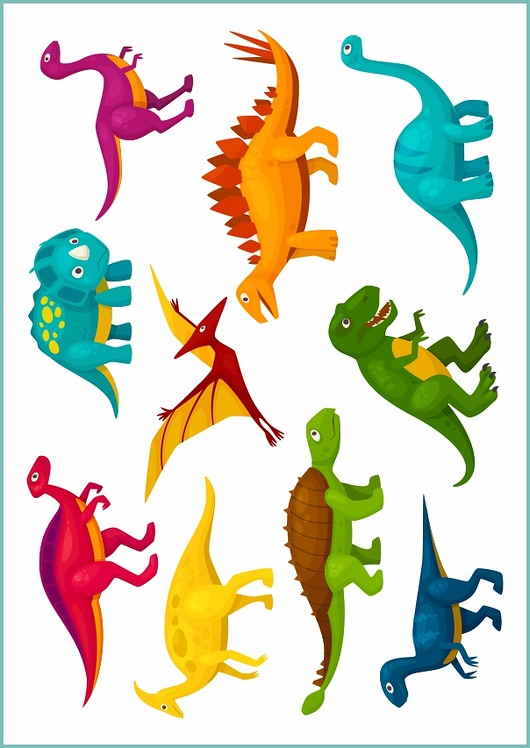 tatuaże zmywalne, tymczasowe Tatuaż tymczasowy "Kolorowe dinozaury"