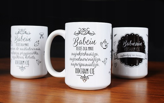 kubki Piękny na Dzień Babci kubek