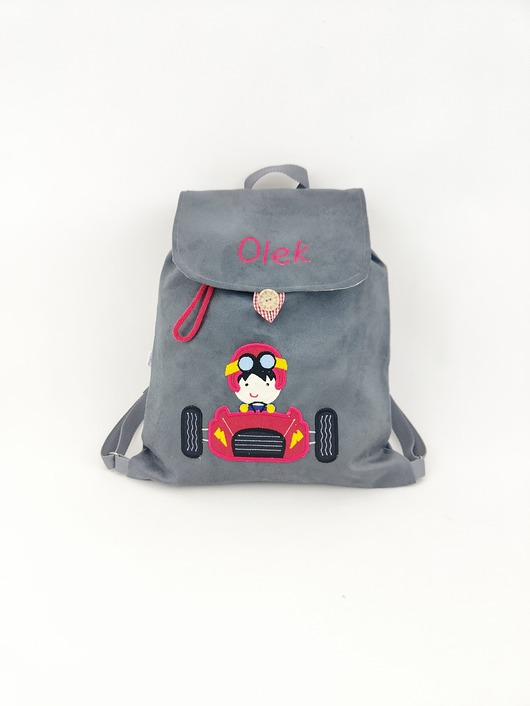 torebki, worki i plecaki dziecięce Plecak rajdowca, prezent dla chłopca, plecak z imieniem