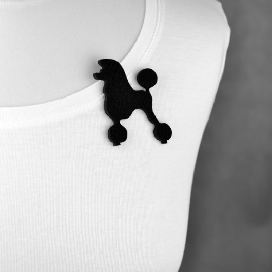 FeltDog 3 felt label