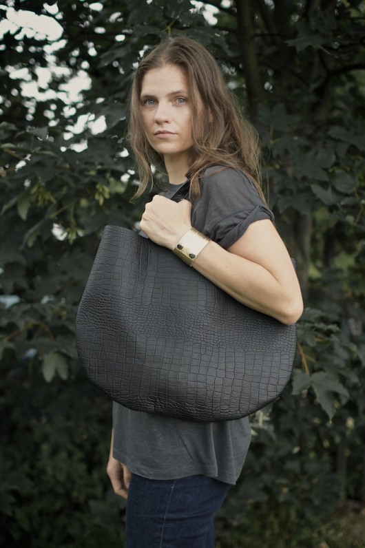 Hobo czarny krokodyl  patkas