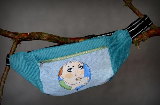 Nerka malowana ręcznie ivy style