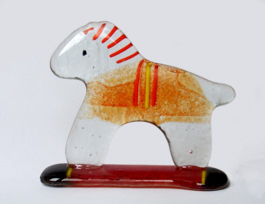 konik POMARAŃCZOWY Borowska Glass Design