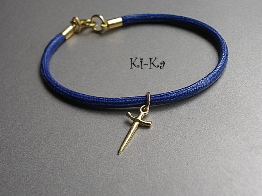 Dark blue  - bransoletka KiKa pracownia
