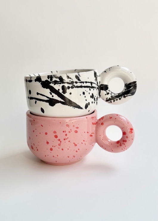 kubki Filiżanka Pink and red /150ml/ z serii Good Vibes CCLTV