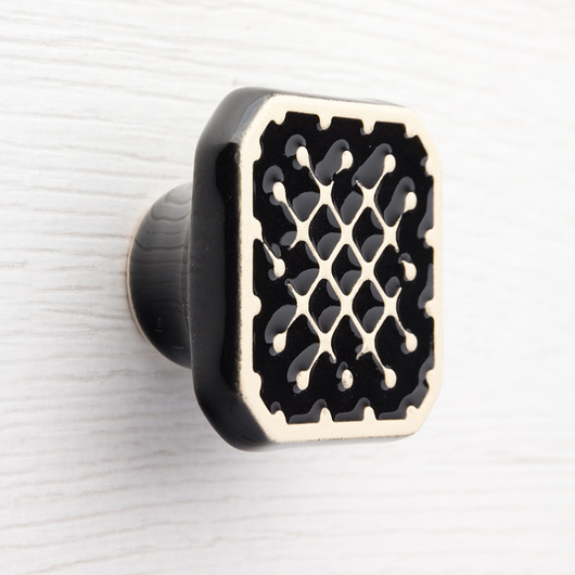 gałki do mebli Gałka do mebli, czarna, wz.7