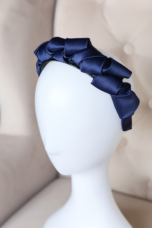 opaski do włosów Granatowa opaska do włosów Ann