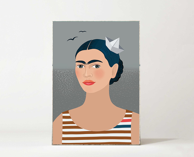 plakaty Plakat Frida i morze