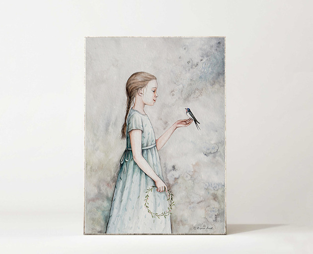 Plakat Jaskółka Regina Land Atelier