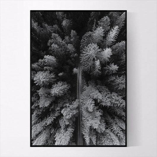 Plakat FOREST No.2 black 40x60 cm MUKKO