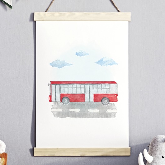 PLAKAT AUTOBUS P166 Yoko Design