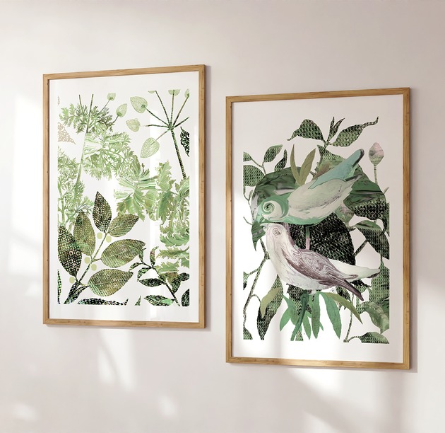 plakaty 2 ilustracje botaniczne  A3