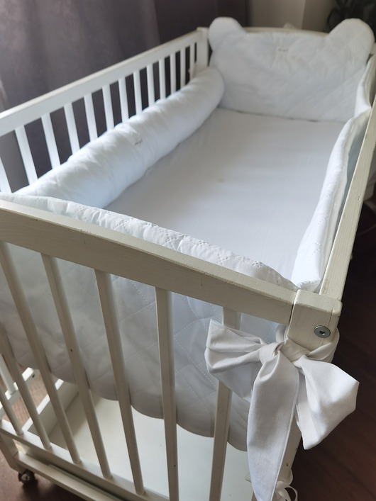 akcesoria do łóżeczek Ochraniacz do łóżeczka velvet, minky, muślin, bawełna 180x30 cm (kolory)