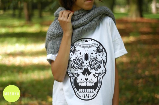 NO GLORY! TEE rozmiar uniwersalny oversized MUSHKA