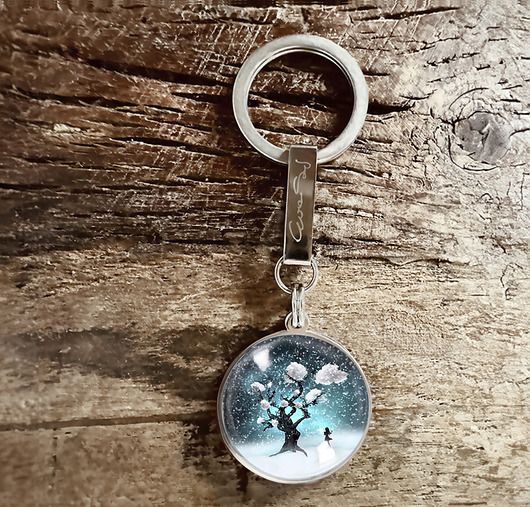 breloki Star Girl Winter tree  - brelok + opakowanie