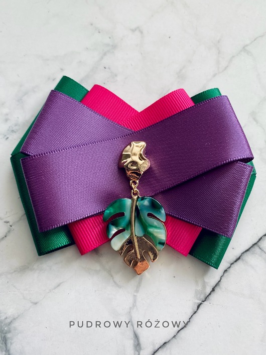 broszki Brosza z liściem palmowym New