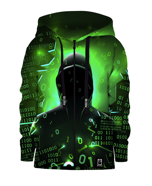 bluzy dla chłopców Bluza Zamek Chłopiec DR.CROW Haker