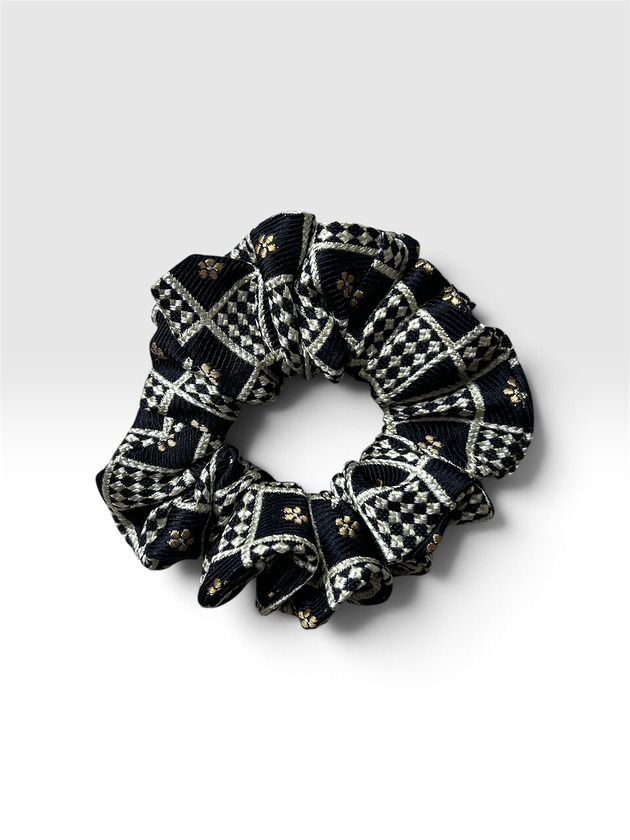 gumki do włosów Jedwabna gumka scrunchie z upcyclingu