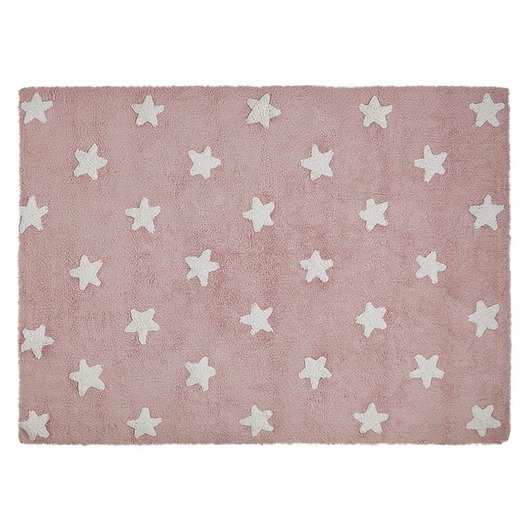 Dywan PINK STARS WHITE 120x160cm Lorena Canals