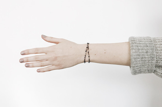 Bransoletka Vander podwójna kryształki  Vander jewelry