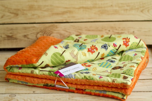 Mięciutki kocyk - las Minky and Cotton