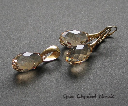 kryształ Swarovski briolety Gosia Chruściel-Waniek