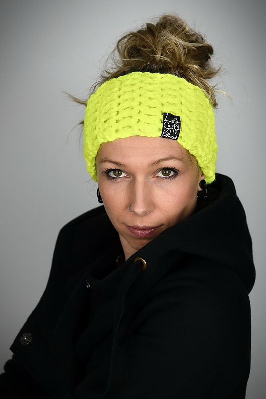 Opaska Mono 24 - ŻÓŁTY FLUO LaCzapaKabra