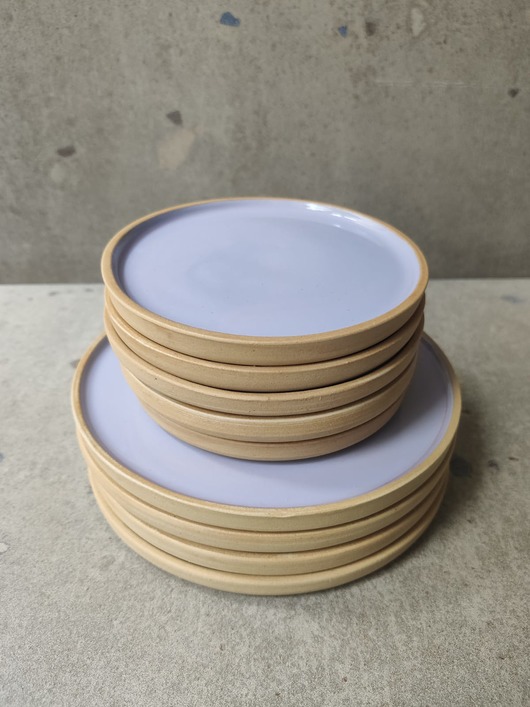Ceramiczny talerz deserowy Lawenda POTPOTSTUDIO