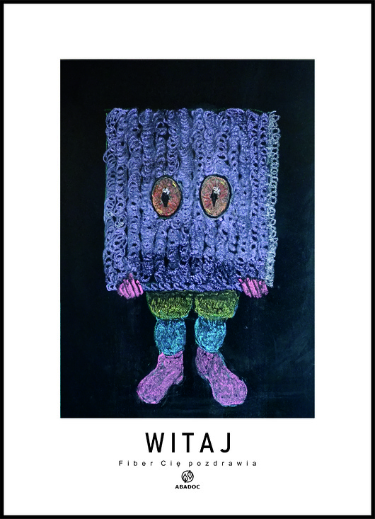 plakaty Plakat  Witaj  Fiber Cię pozdrawia