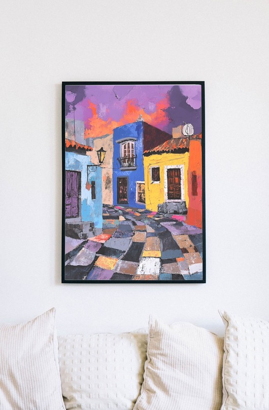 plakaty Plakat - Meksykańska wioska 2